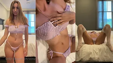 Christina Khalil $100 PPV See Through Lingerie Video - LeakedOf.org