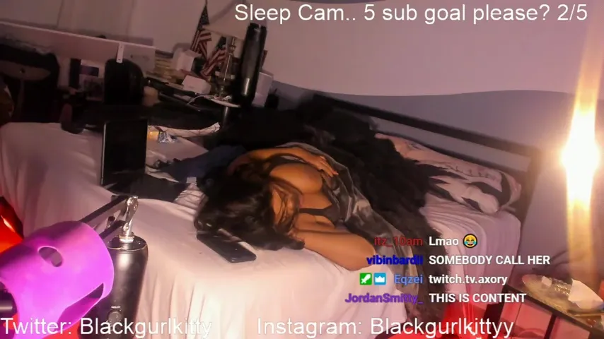 EmilySweats Sleep Cam Boob Slip Twitch Streamer Video - LeakedOf.org