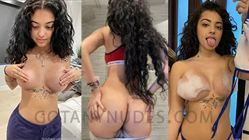 Malu Trevejo Nude Topless Teasing Tits IG Live Video - LeakedOf.org