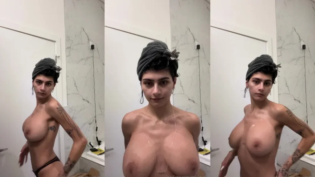 Mia Khalifa Shower Full Topless Tits Onlyfans Livestream Video - LeakedOf.org