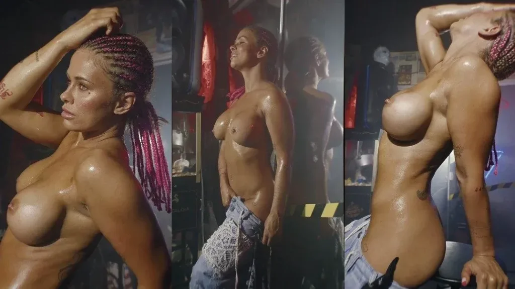 Paige Vanzant Sweaty Topless Photoshoot Video - LeakedOf.org